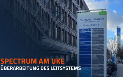 Überarbeitung des Leitsystems für das Spectrum am UKE